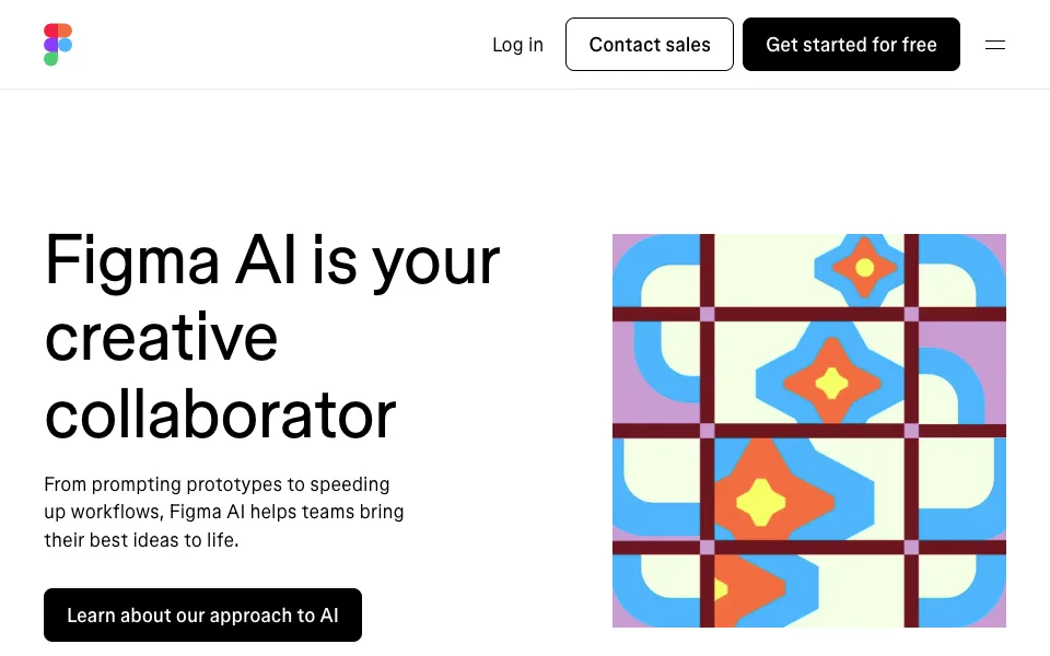 Figma AI website preview